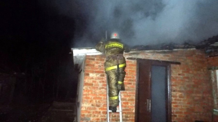Пожар в нежилом здании в городском округе Котельники