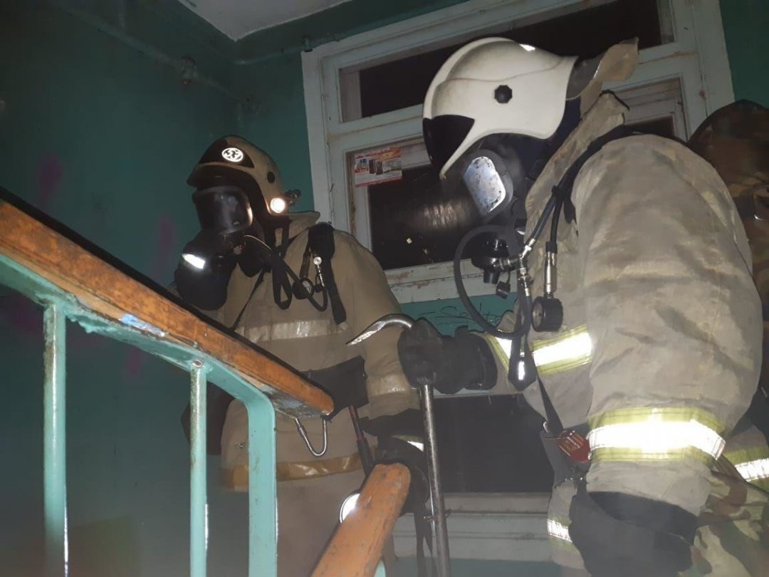 Пожар в квартире в городском округе Котельники