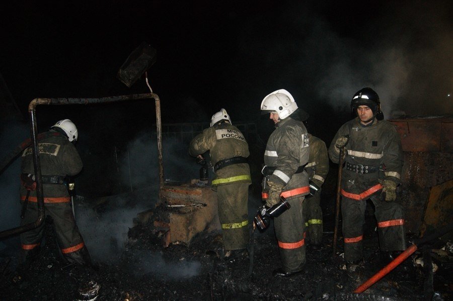 Пожар в хозяйственной постройке в городском округе Котельники